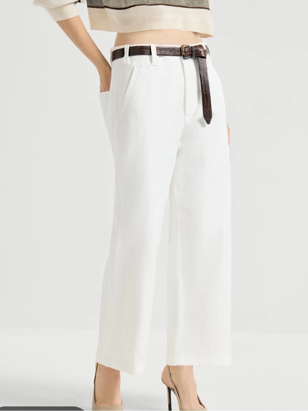 Brunello Cucinelli the kick flare Jean.